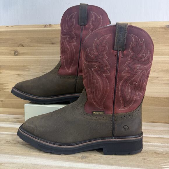 Wolverine Work Boots/Slip Resistant/Steel Toe/Men’s Size 11.5M main image 3